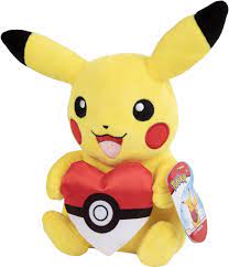 Pokemon Seasonal Pikachu w/heart plush
