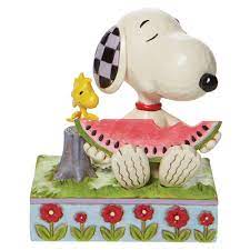 Snoopy eating a Summer snack figure