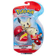Pokemon Mimikyu/Ditto Pokeball pop action