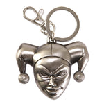 Harley Quinn pewter keyring