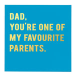 Dad favourite parent card