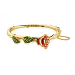 B&TB Enchanted Rose 14kt GP Bangle