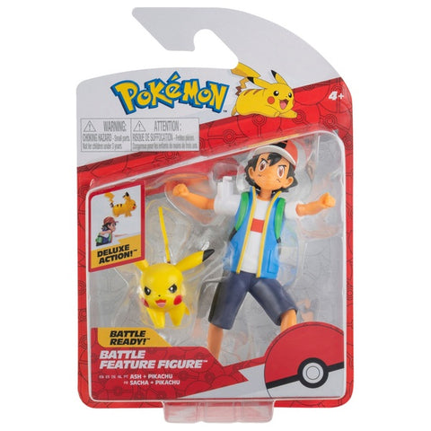 Pokemon Pikachu and Ash figure pack