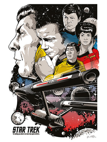 Star Trek 50th anniversary canvas