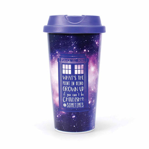 Dr who galaxy travel mug