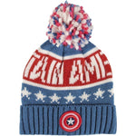Captain america knitted beanie