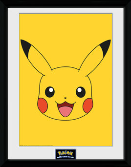 Pikachu framed print