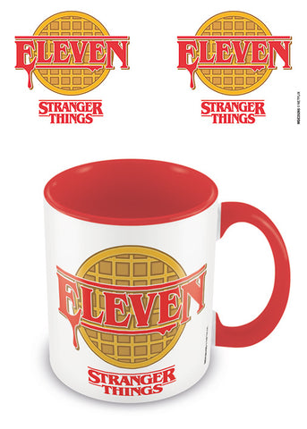 Eleven Eggos mug