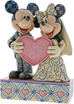 Mickey & Minnie one heart wedding figure