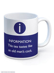 Old mans cock mug