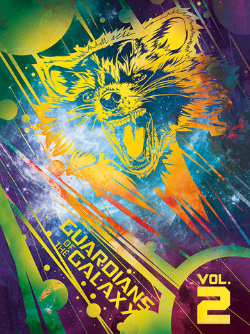 Guardians of the Galaxy Vol2 Rocket canvas