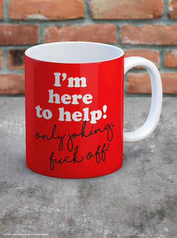 Im here to help mug