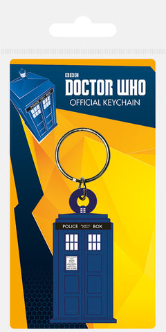 Doctor Who Tardis Rubber Keychain