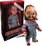 Scarred Chucky doll
