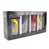 Game of thrones set of 4 house glasses