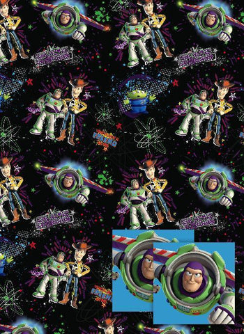 Toy Story 2 sheet/tag wrap