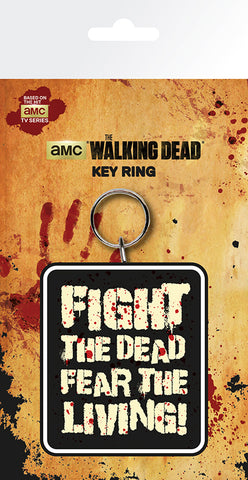The Walking Dead fight the dead keyring