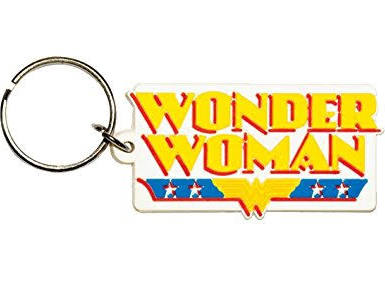 Wonder Woman logo keyring
