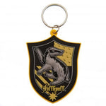 Harry Potter Hufflepuff Crest Rubber Keychain