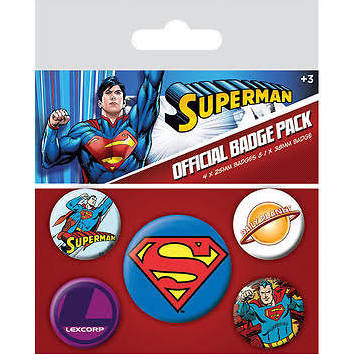 Superman badge pack