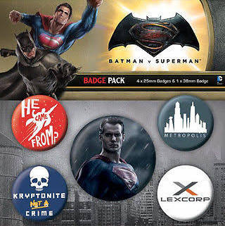 BatmanVSuperman SM badge pac