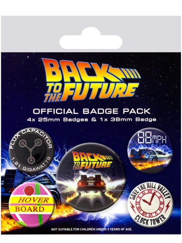 Back to the Future Badge Pack