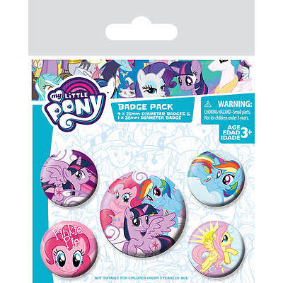 My little pony badge pack