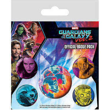 Guardians of the Galaxy Vol2 Cosmic badge pack