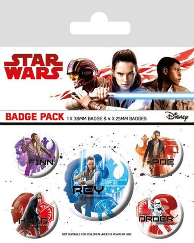 Star wars Last jedi badges