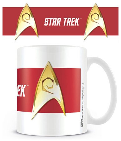 Star trek engineer red mug