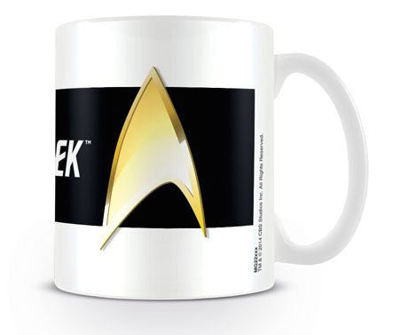 Star trek insigna black mug