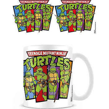 Turtles retro group mug
