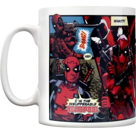 Deadpool comic wrap mug