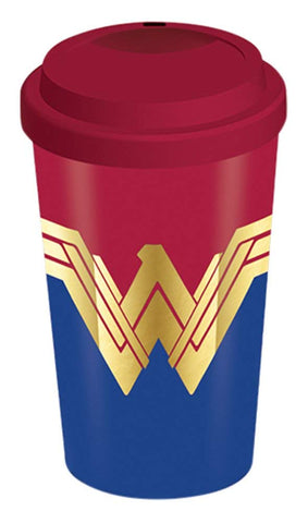 Wonder Woman Emblem Travel Mug
