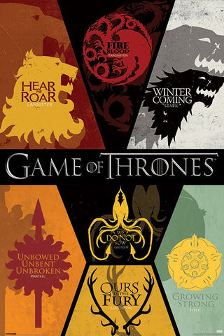 Game of Thrones Sigils poster