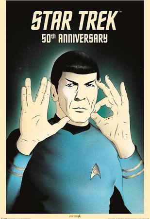 Spock anniversary poster