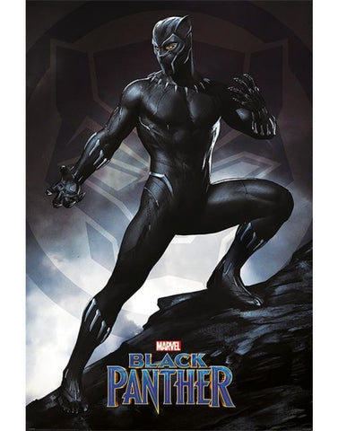 Black panther Stance maxi poster