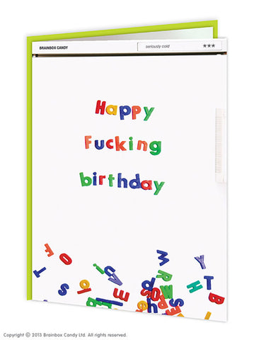 Happy fucking birthday card