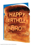 Happy birthday bro card