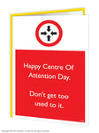 Centre of attention card