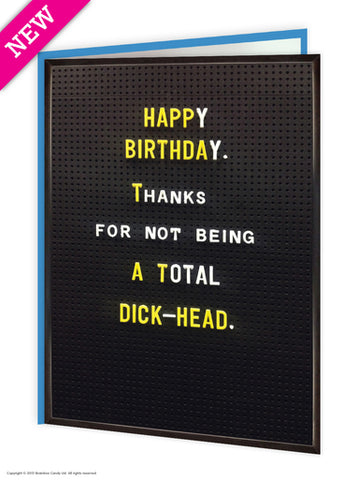 Total dick head card