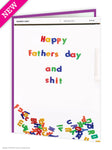 Fathers day and shit card