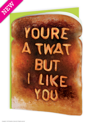 Youre a twat card