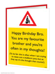 Brother poo thoughts card