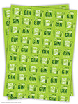 Tick tock gin wrapping paper