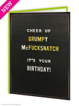 Cheer up grumpy card