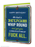 Whip Round birthday card