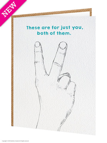 Both fingers card