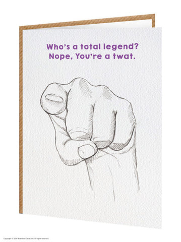 Whos a legend card