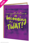 Congratulations twat card